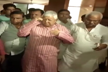 रिम्स में भर्ती होने के समय का लालू यादव का फाइल फोटो