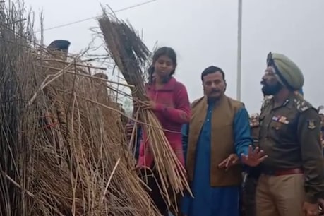 बेटी ने दी शहीद पिता को मुखाग्नि