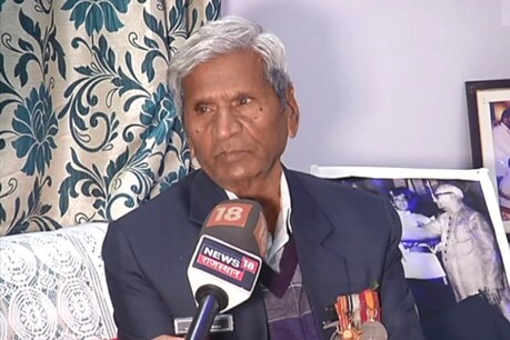 वीरचक्र से सम्मानित दुर्गाशंकर पालीवाल.