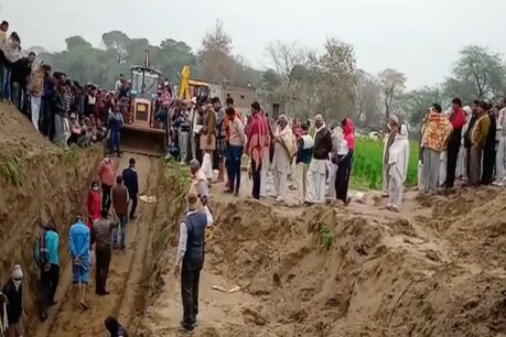 आरोपियों के निशानदेही पर शव बरामद