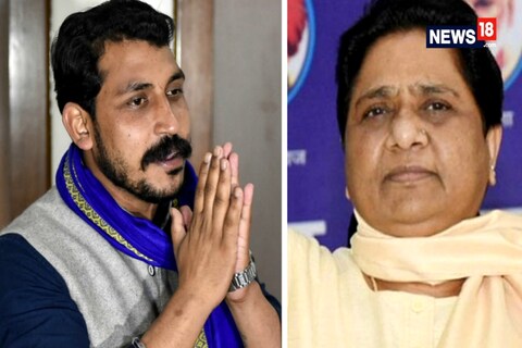 मायावती ने आरोप लगाया है कि बीजेपी दलितों का वोट बांटने के लिए भीम आर्मी के चंद्रशेखर को वाराणसी से चुनाव लड़वा रही है. 