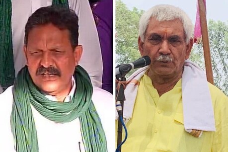 अफजाल अंसारी और मनोज सिन्हा (बाएं से) (File Photo)
