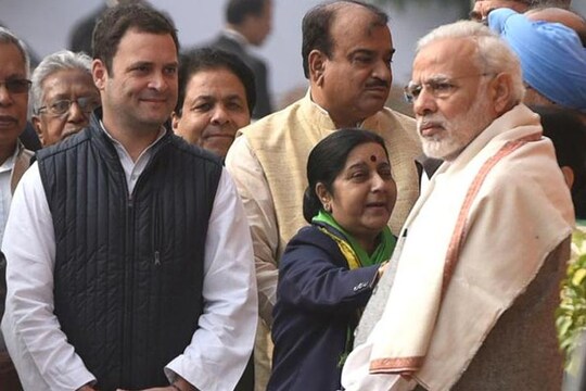 राहुल गांधी और प्रधानमंत्री मोदी