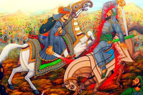 राजस्थान में पिछली बीजेपी सरकार ने पाठ्यक्रम में महाराणा प्रताप को घोषित किया था.