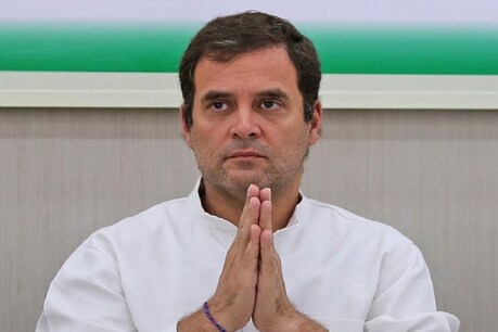 CWC बैठक में राहुल गांधी (AP Photo/Altaf Qadri)