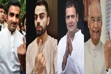 विराट और गौतम गंभीर समेत इन दिग्गजों ने किया वोट