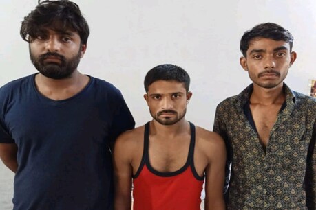 जालोर पकड़े गए हथियार तस्कर। फोटो : न्यूज 18 राजस्थान ।