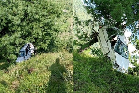 कुल्लू में कार हादसा.