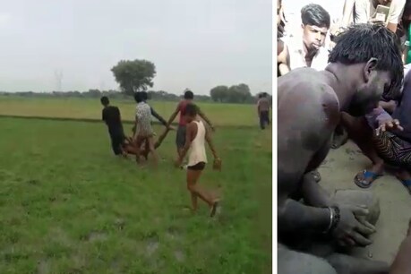 इटावा में एक युवक की निर्वस्त्र करके जमकर पिटाई