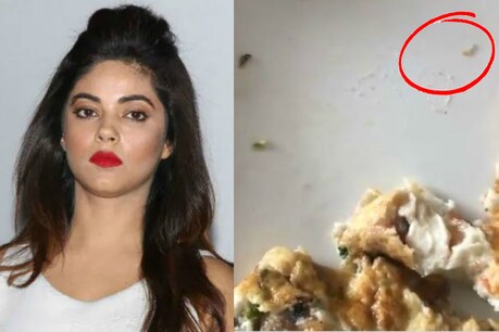 मीरा चोपड़ा के खाने में मिला कीड़ा