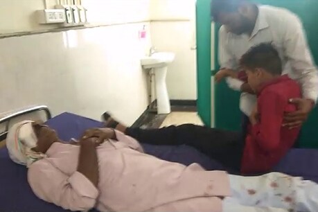 सड़क हादसे में एक ही परिवार के 7 लोग घायल