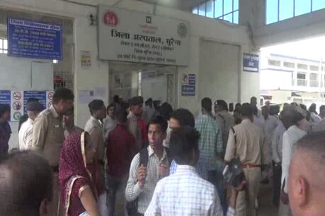 मुरैना - महिला 75 प्रतिशत जल गई है और उसकी हालत नाजुक बनी हुई है