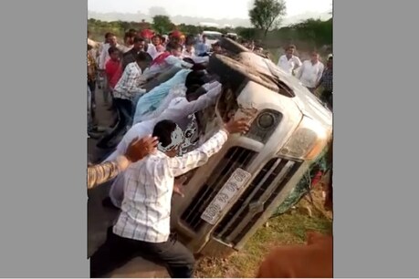 घटना किशनगढ़ के रूपनगढ़ थाना इलाके भेरवाई गांव की बताई जा रही है.फोटो : न्यूज 18 राजस्थान ।