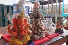 खास वस्तुओं से बनी हैं बप्पा की ये मूर्तियां, मटेरियल जानकर रह जाएंगे हैरान