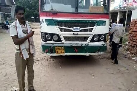 सरकार बस चला रहे ड्राइवर का ट्रैफिक पुलिस ने हेलमेट नहीं पहनने का कर दिया चालान.