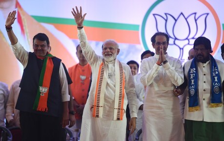 पीएम मोदी महाराष्ट्र विधानसभा चुनाव में एनडीए उम्मीदवारों का प्रचार करने गए थे.