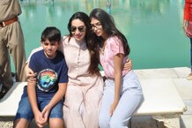 PHOTOS: बॉलीवुड एक्ट्रेस करिश्मा कपूर ने बच्चों के साथ किया ताज का दीदार