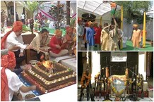 विजयादशमी पर इंदौर पुलिस का खास शस्‍त्र पूजन, SSP ने हाथों में हथियार उठा कर किया ये काम