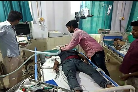 मुजफ्फरपुर में हुई हत्या की वारदात के बाद अस्पताल में भर्ती कारोबारी