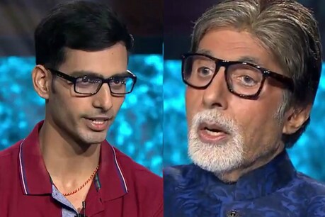 अमिताभ बच्चन के सामने हॉट सीट पर बैठे अभिषेक झा
