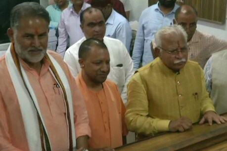 करनाल सीट से सीएम खट्टर ने भरा नामांकन