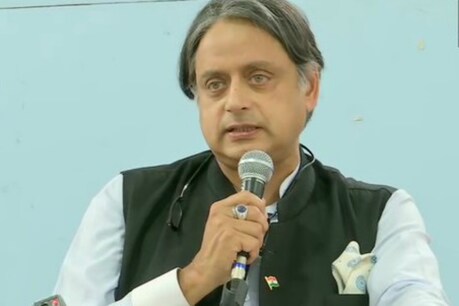 शशि थरूर मध्य प्रदेश स्थित इंदौर के एक कार्यक्रम में बोल रहे थे.