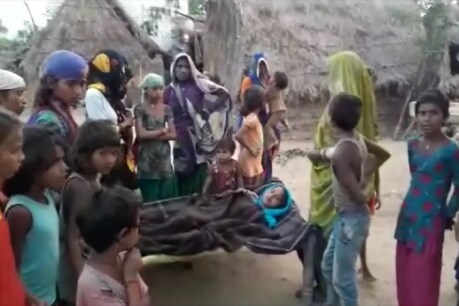 मुरैना के चोकपुरा गांव में हर घर में लोग डायरिया से पीड़ित हैं
