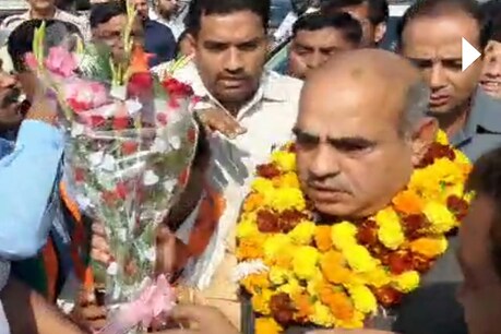 हरियाणा के परिवहन एवं खनन मंत्री का हुआ जोरदार स्वागत