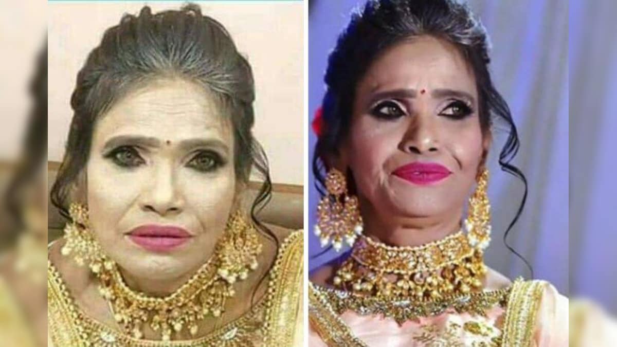 Viral Photo of Ranu Mondal Ridiculous Makeup is Fake her Makeup Artist  Shares Real Pictures | Fake था वायरल हो रहा रानू मंडल का फोटो, मेकअप  आर्टिस्‍ट ने शेयर की असलियत –