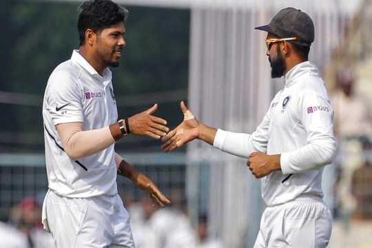 उमेश यादव ने कोलकाता टेस्‍ट की दूसरी पारी में 5 विकेट लिए. (AP Photo)