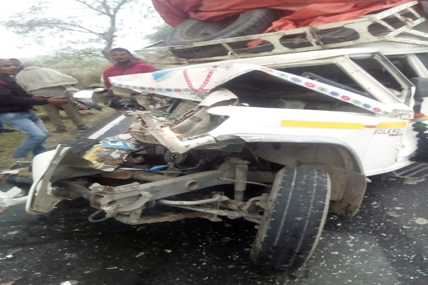 road accident, unnao, bus accident