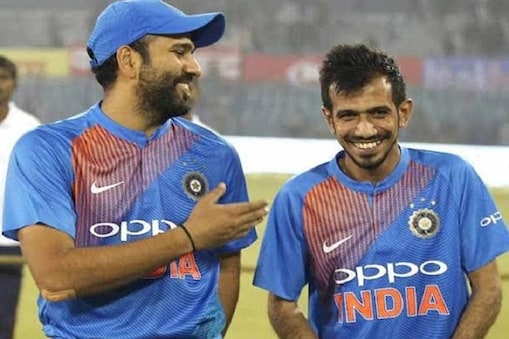 र ह त न शर टल स फ ट पर चहल क क य ब र तरह ट र ल कर ड ल द र क स त लन Rohit Sharma Trolls Yuzvendra Chahal Shirtless Photo By Comparing With Dwayne Johnson News18 Hindi