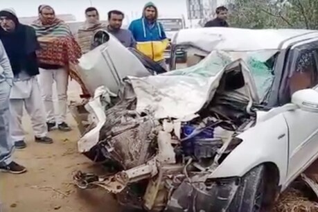 जींद-भिवानी रोड पर स्कूल बस और कार की टक्कर, अंबाला के चार युवकों की मौत जींद-भिवानी रोड पर स्कूल बस और कार की टक्कर, अंबाला के चार युवकों की मौत