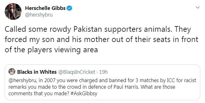 Herschelle Gibbs, south africa cricket team, icc, pakistan fans, cricket, sports news हर्शल गिब्स, क्रिकेट, आईसीसी, पाकिस्तान फैंस, साउथ अफ्रीका क्रिकेट टीम, स्पोर्ट्स न्यूज