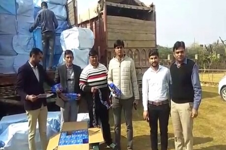 झुंझुनूं : जीएसटी एंटी इवेजन टीम की कार्रवाई में पान मसाले से भरा ट्रक जब्त झुंझुनूं : जीएसटी एंटी इवेजन टीम की कार्रवाई में पान मसाले से भरा ट्रक जब्त