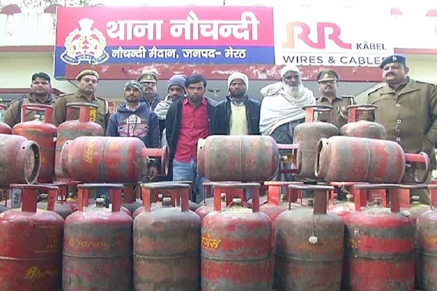 cylinder thieves,meerut police