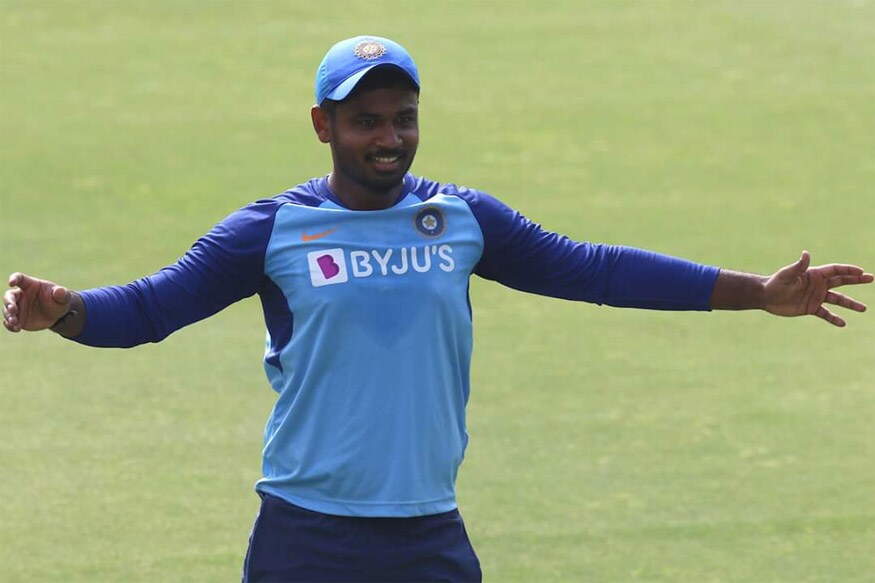 sanju samson comeback, sanju samson six runs, sanju samson pune t20, ind vs sl score, संजू सैमसन वापसी, सैमसन पहली गेंद सिक्स, संजू सैमसन पुणे टी20, लाइव स्कोर