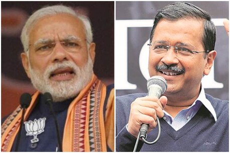 रामलीला मैदान में शपथ ग्रहण के बाद सीएम अरविंद केजरीवाल के भाषण में पीएम नरेंद्र मोदी की झलक दिखाई दी.