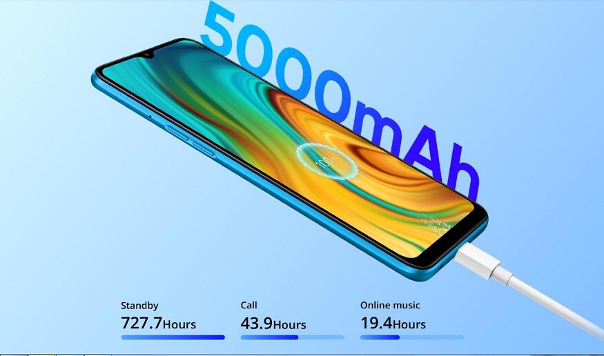 Realme C3 में दमदार बैटरी.