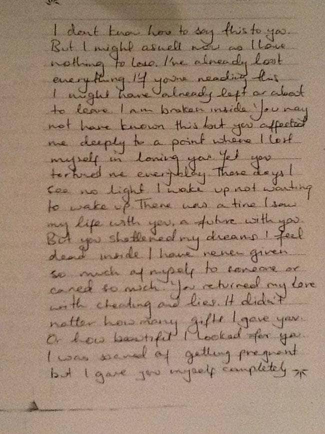 jiah khan letter