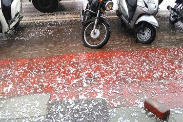 जयपुर में बारिश के बाद तापमान में 5 से7 डिग्री तापमान में गिरावट दर्ज की गई है. (फोटो- पवन शर्मा की एफबी वॉल से साभार)