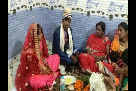 बिहार के गोपालगंज में नाबालिग बच्ची से शादी रचाता 30 साल का दूल्हा