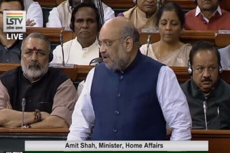 अमित शाह ने दिल्ली हिंसा पर विपक्ष के सवालों का जवाब दिया (स्क्रीनग्रैब, लोकसभा TV)