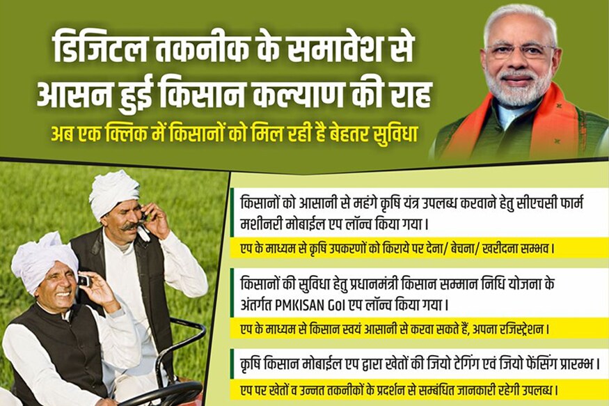 Digital India, Ministry of Agriculture, Farmer’s Welfare, modi Government, Mobile App, CHC Farm Machinery, PM-kisan App, Pradhan Mantri Kisan Samman Nidhi Scheme, Krishi Kisan App, narendra singh tomar, डिजिटल इंडिया, कृषि मंत्रालय, किसान कल्याण, मोदी सरकार, मोबाइल ऐप, सीएचसी फार्म मशीनरी ऐप, पीएम-किसान ऐप, प्रधानमंत्री किसान निधि स्कीम ऐप, कृषि किसान ऐप, नरेंद्र सिंह तोमर, Agri App, kisan suvidha app