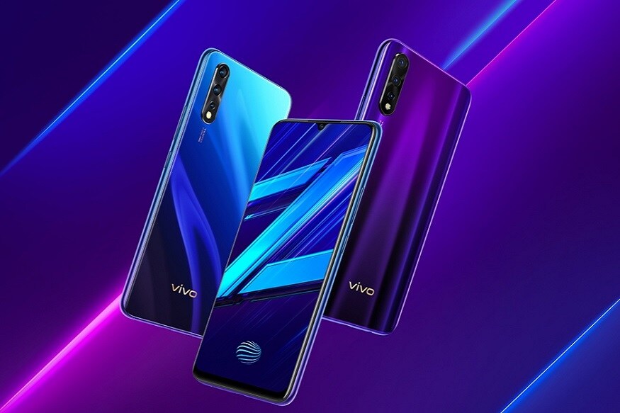 Vivo z1x में ट्रिपल कैमरा सेटअप.
