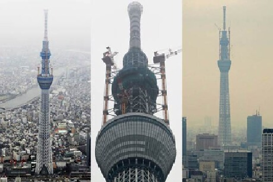 स्कायट्री जापान की सबसे ऊंची इमारत है. 