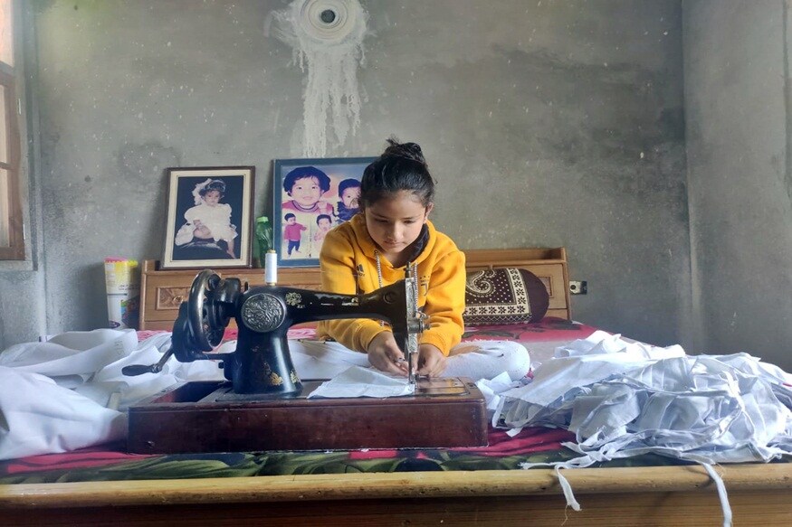 11 साल की वैष्णवी.