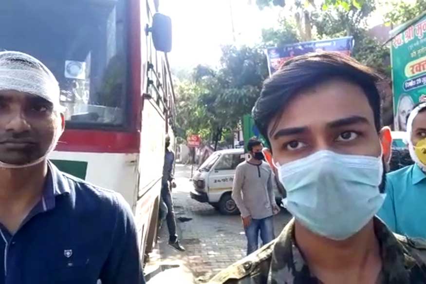 अयोध्या: प्रयागराज से छात्रों को लेकर कुशीनगर जा रही बस ट्रक से टकराई