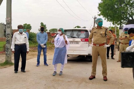 बाग़पत में संक्रमित मरीज मिलने के बाद चार गांव को किया गया सील