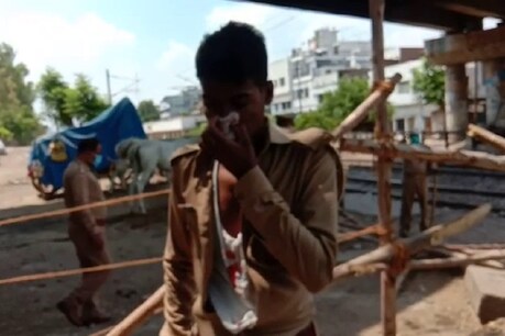 लखनऊ के सबसे बड़े हॉटस्पॉट के पास मजमा लगाए युवकों को टोका तो पुलिस पर हमला, सिपाही घायल लखनऊ के सबसे बड़े हॉटस्पॉट के पास मजमा लगाए युवकों को टोका तो पुलिस पर हमला, सिपाही घायल